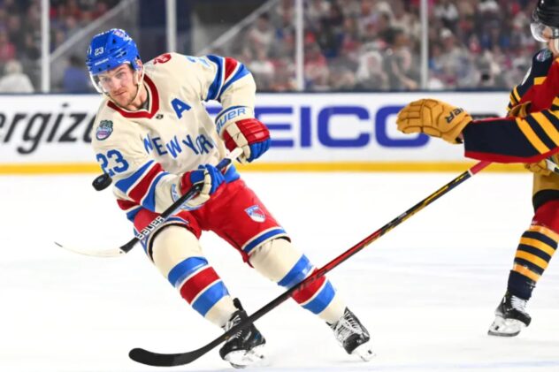 Adam Fox brings spark back to Rangers’ power play after injury absence