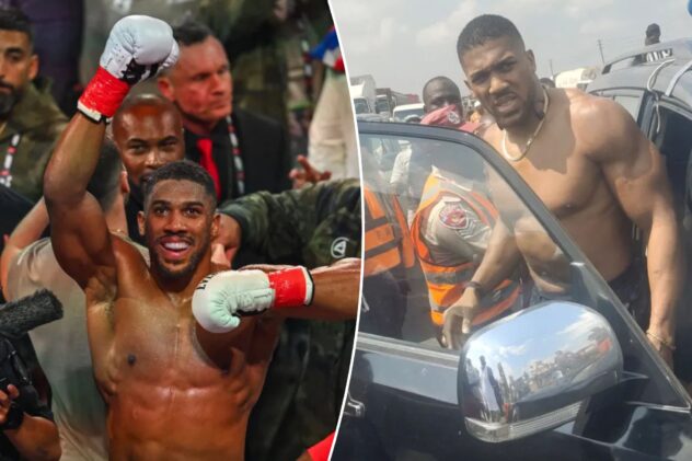 Anthony Joshua released from hospital after Nigeria car crash