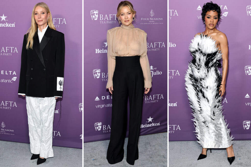 BAFTA Tea Party 2026 red carpet: Gwyneth Paltrow, Kate Hudson, Teyana Taylor and more