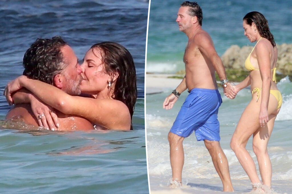 Bikini-clad Luann de Lesseps packs on the PDA with hunky boyfriend in Cancun