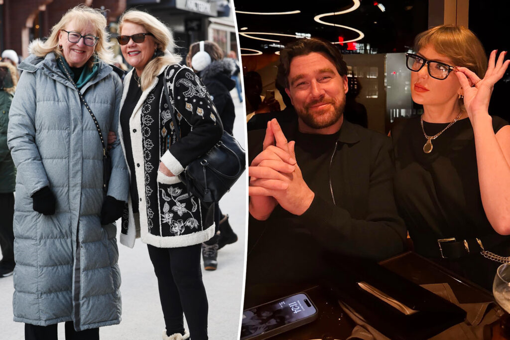 Future in-laws Donna Kelce and Andrea Swift link arms during joint appearance at Sundance Film Festival