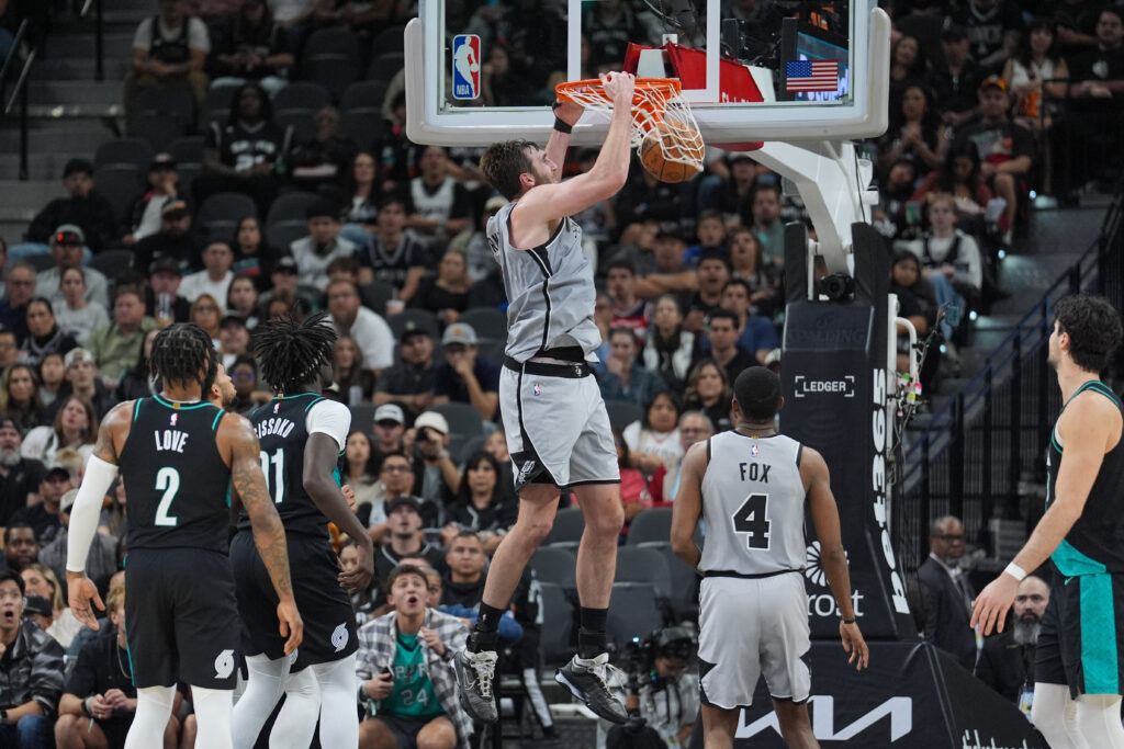 Highlights: Luke Kornet drops season-high 23 points in loss to Trail Blazers
