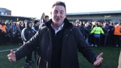 'I legged it' - Macclesfield chairman joined pitch invasion