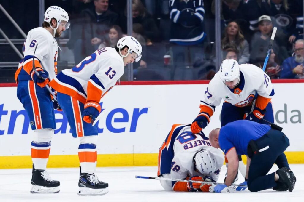 Islanders’ Matthew Schaefer likely OK after two injury scares