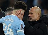 Man City suffer major blow as Josko Gvardiol faces months on the sidelines with broken leg - as interest intensifies in Marc Guehi