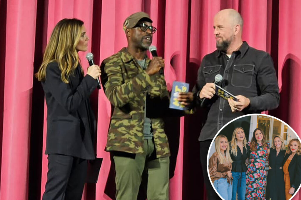 Mandy Moore reunites with ‘This Is Us’ co-stars in first public outing since ‘toxic’ mom group drama