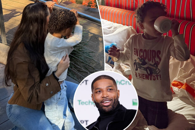 Maralee Nichols shares rare photos with Tristan Thompson’s son Theo for first time in years