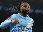 Not a bad first day at the office! Antoine Semenyo scores on his Man City debut as the hosts hit TEN past League One minnows Exeter City - one day after making £62.5m move