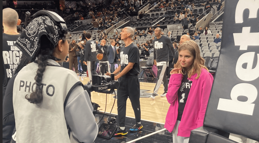 Open Thread: An afternoon as the Spurs Ball Kid