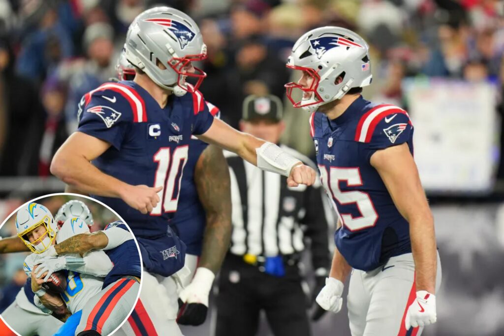 Patriots grind out first playoff win since 2018 as defense dominates Chargers
