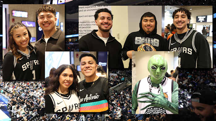 PHOTOS: See who was at the Spurs/Bucks game last night at the Frost Bank Center