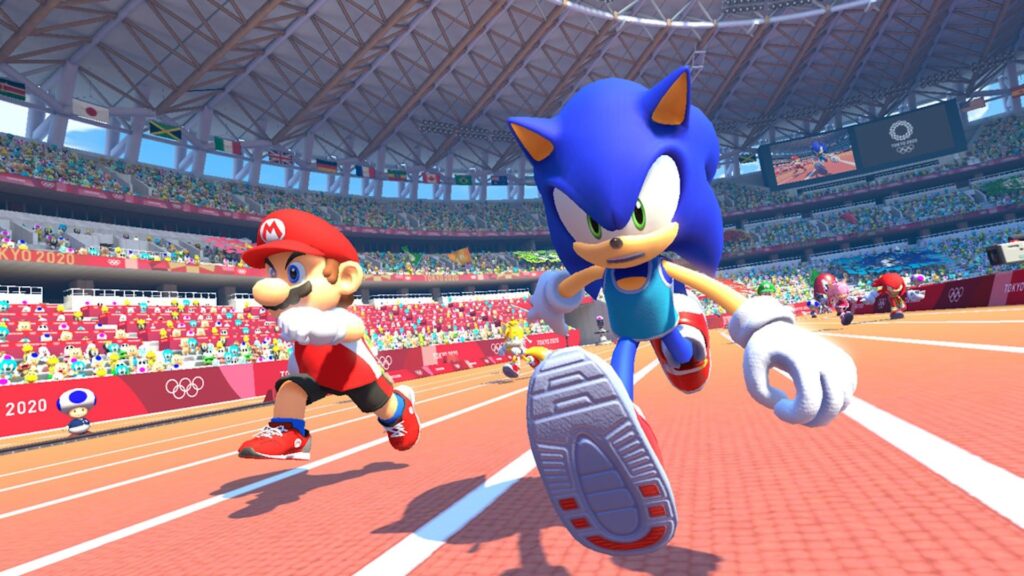 Random: Nintendo Apparently Wasn't Happy About Sonic's Foot Being In Front Of Mario's Foot