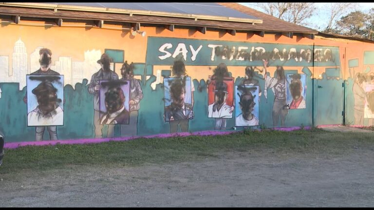 ‘Say Their Names’ mural honoring 14 people killed by local law enforcement vandalized on MLK Day