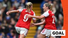 'The Gunners fire finally!' - Mead puts Arsenal ahead against Chelsea