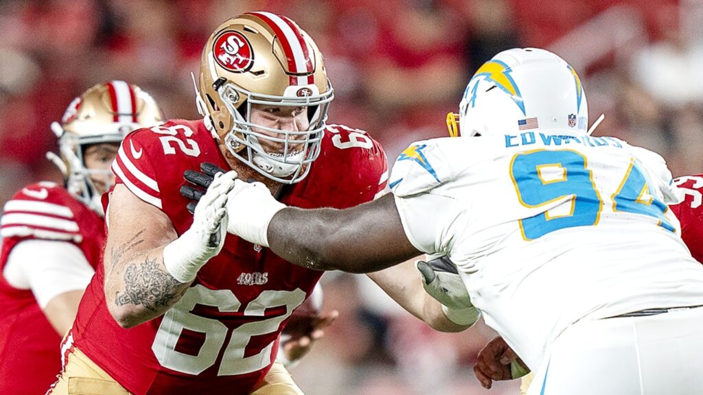 49ers tender $1.075 million deal to OL Austen Pleasants