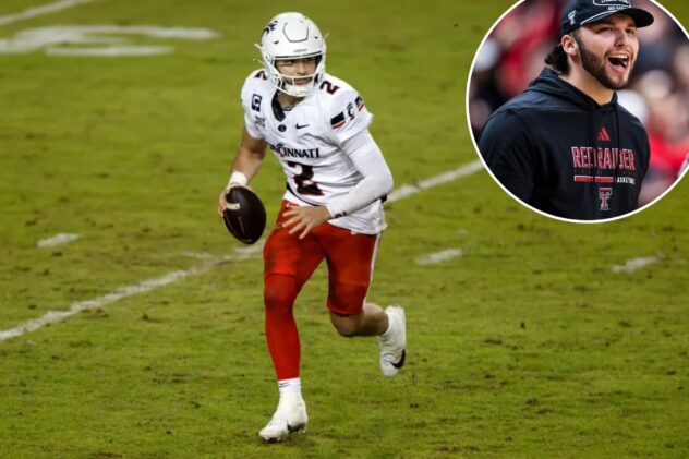Cincinnati suing QB Brendan Sorsby for $1 million over transfer
