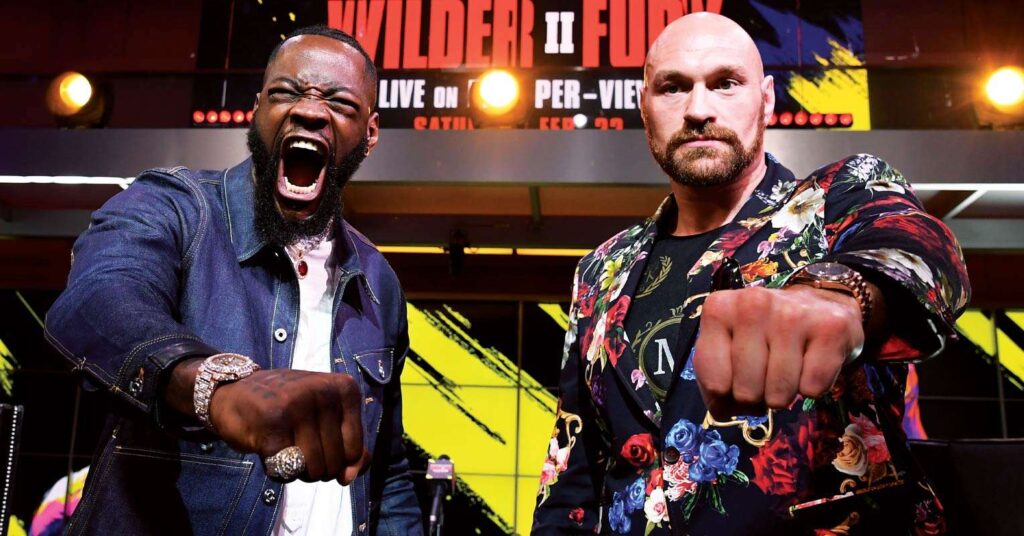 Deontay Wilder reacts to Tyson Fury saying he'll rule the division on comeback