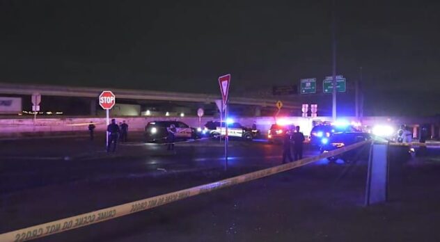 Driver killed after vehicle crashes, catches on fire near downtown, SAPD says