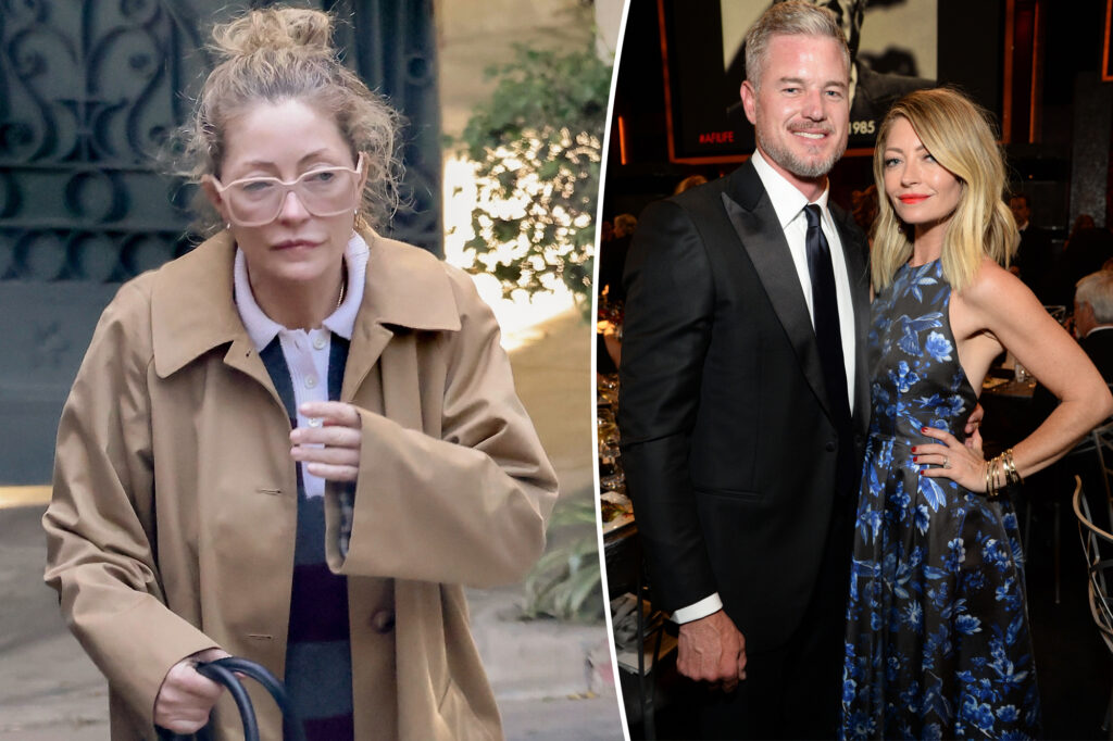 Eric Dane’s grieving wife, Rebecca Gayheart, seen for first time since actor’s ALS death