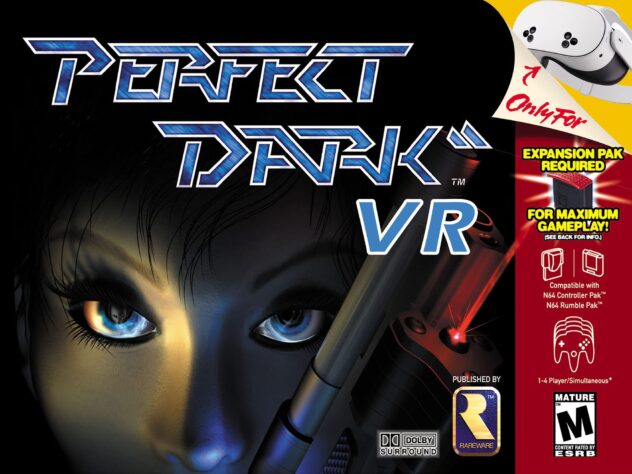 Fanmade Port of Nintendo 64 Classic Perfect Dark Running On Quest