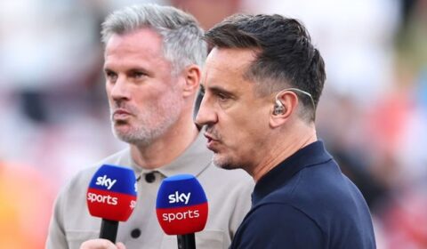 Jamie Carragher and Gary Neville disagree on Liverpool’s Champions League chances