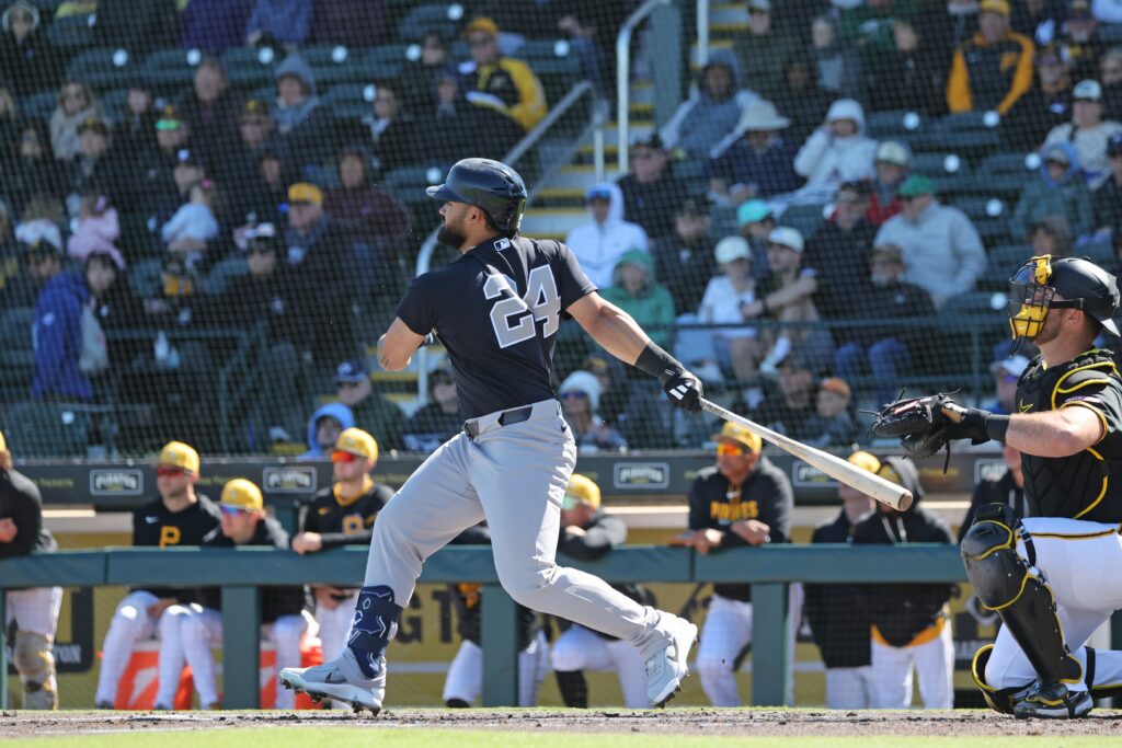 Jasson Dominguez trying to become more viable Yankees switch-hitter with keys spring reps