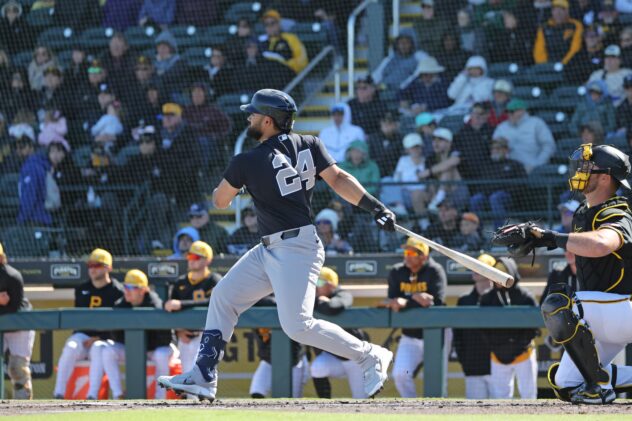 Jasson Dominguez trying to become more viable Yankees switch-hitter with keys spring reps