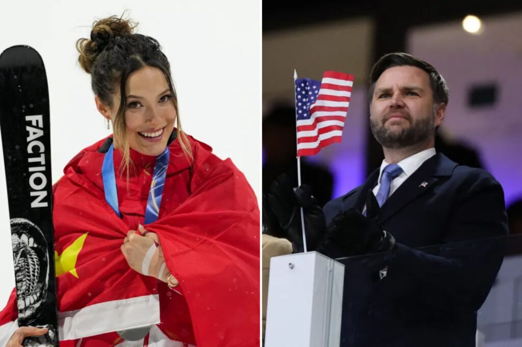 JD Vance speaks out on Eileen Gu’s decision to compete for China instead of US in Olympics