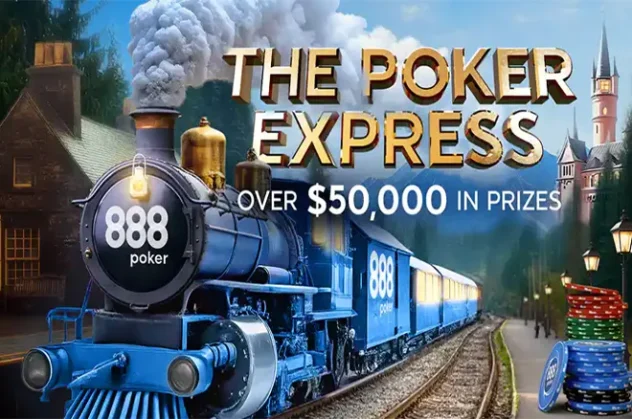 Jump on the 888poker Ontario Poker Express; $50K+ in Prizes