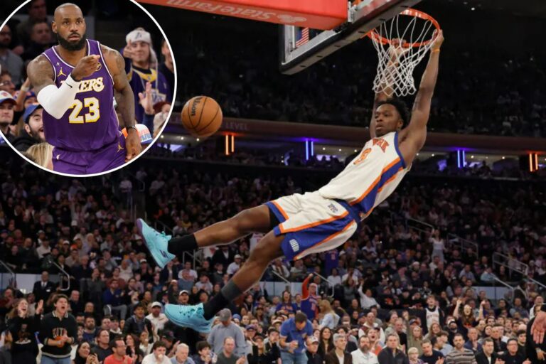 Knicks overwhelm LeBron James, Lakers with impressive depth as win streak hits six