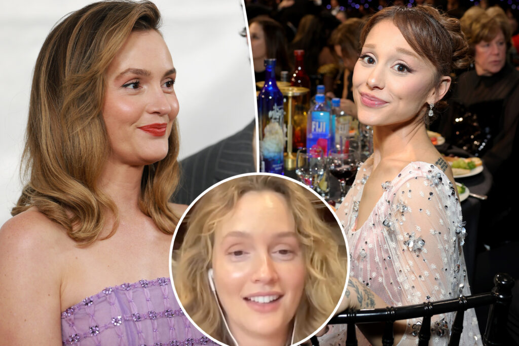 Leighton Meester defends awkward exchange with Ariana Grande at Critics Choice Awards