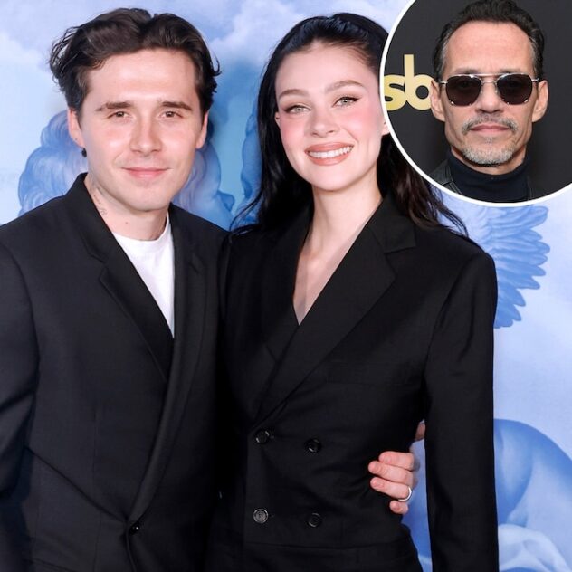 Marc Anthony Reacts to Brooklyn Beckham Family Feud
