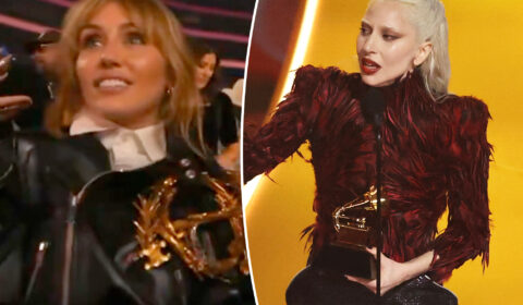 Miley Cyrus snubs Lady Gaga with shady reaction to Grammys win