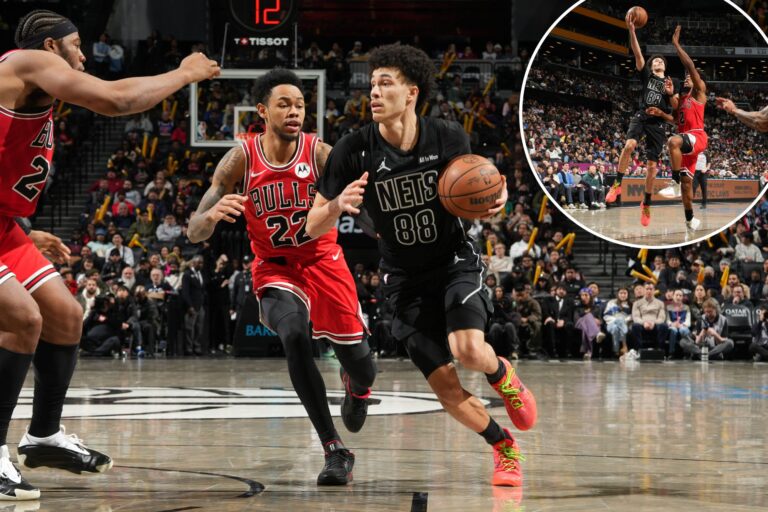 Nolan Traore powers shorthanded Nets to win over Bulls as rookie’s emergence continues