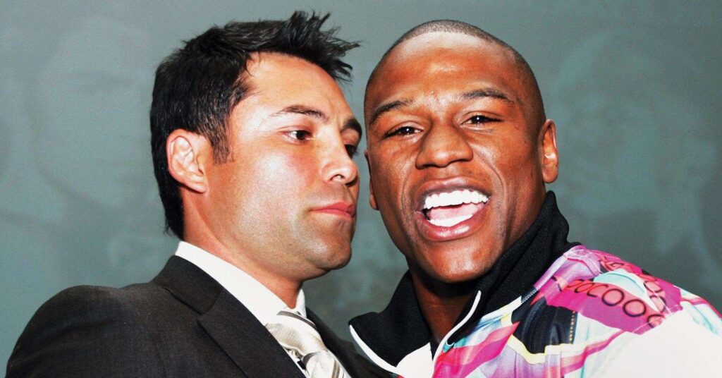 Oscar De La Hoya reacts to Floyd Mayweather's return to pro boxing: "I might want the rematch"