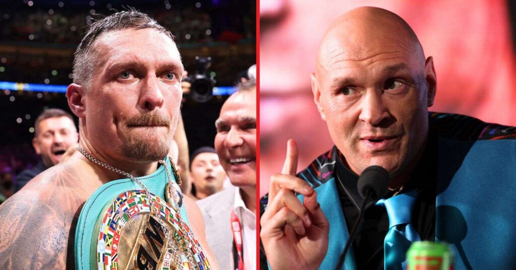 Tyson Fury believes Usyk will lose title by avoiding fight with undefeated heavyweight