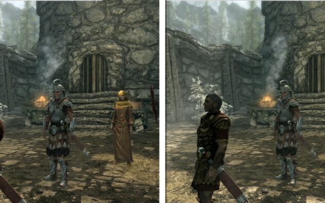 Video: Skyrim Switch 2 Update 1.2 - Side-By-Side Comparison (Visuals Vs Performance Mode)