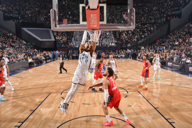 Wembanyama shows out, but comes up short in All-Star Game