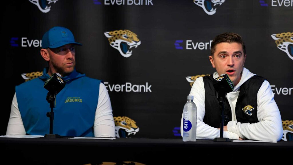 A 2026 NFL mock draft of options for the Jaguars to replace Travis Etienne and keep the offense a balanced unit