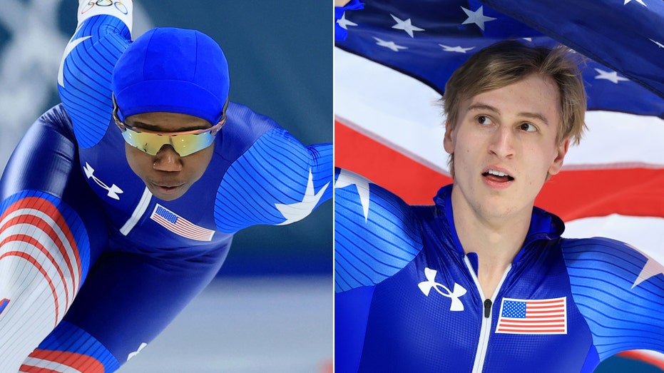 American speedskaters Erin Jackson, Jordan Stolz reflect on Winter Olympics, patriotism