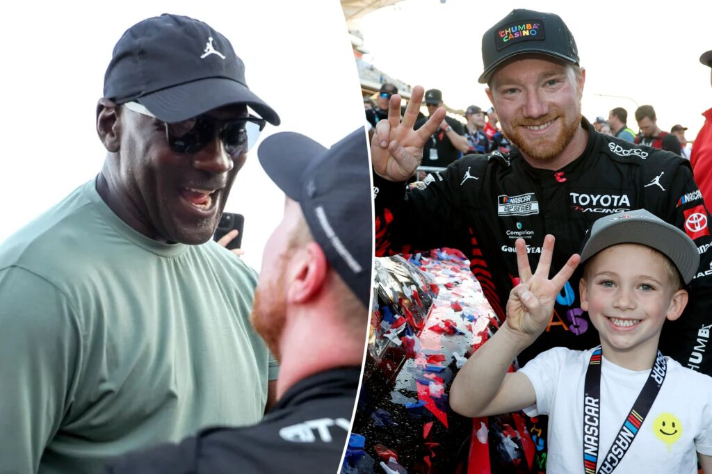Another three-peat for Michael Jordan as Tyler Reddick makes NASCAR history for NBA legend