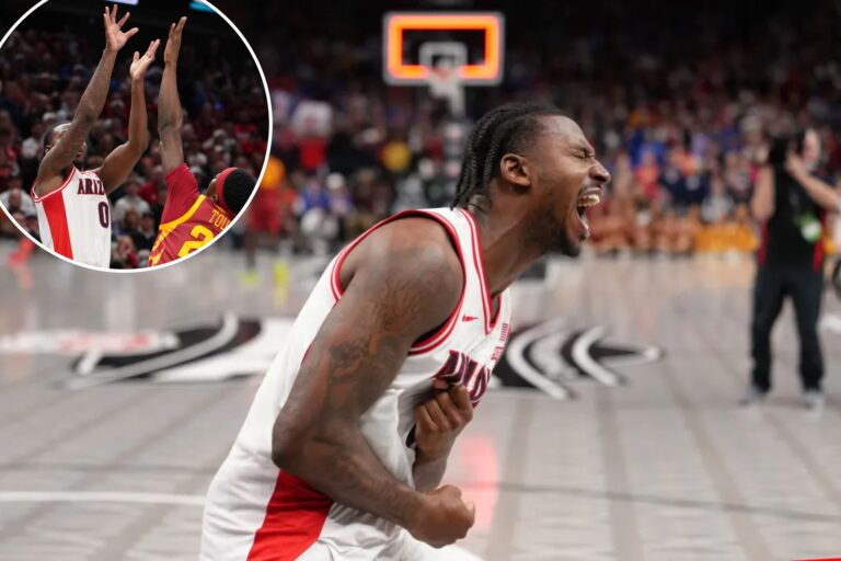 Arizona beats Iowa State at buzzer in wild end to Big 12 semifinal