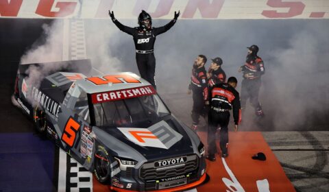 Corey Heim wins Darlington Truck race in stunning ninth-to-first charge