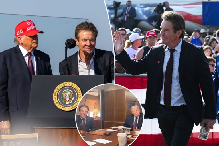 Dennis Quaid calls out Hollywood’s ‘double standard’ on Trump support