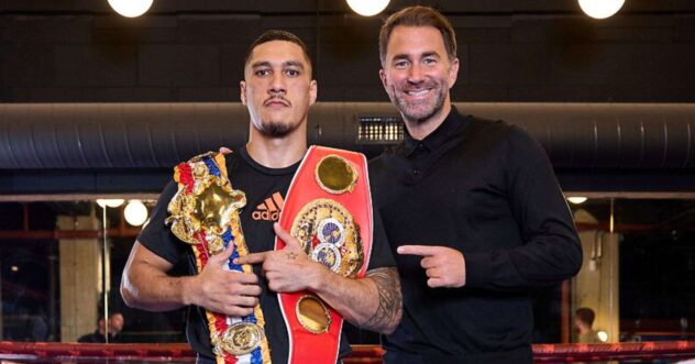 Eddie Hearn reacts to IBF stripping Jai Opetaia of world title before Zuffa debut