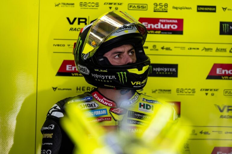 Fabio Di Giannantonio refuses to let Marc Marquez sprint blunder get him down