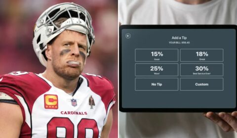 Former NFL J.J. Watt star sparks viral debate over tipping practices at self-service restaurants