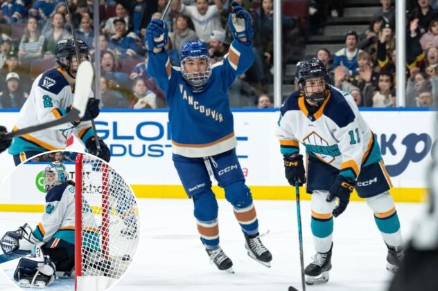 Goldeneyes’ Anna Segedi scores first PWHL goal in win over Sirens