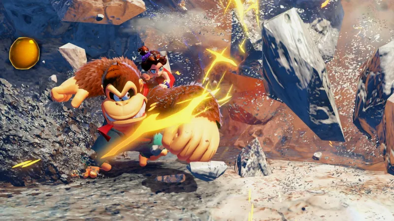 ‘It Probably Went Too Far’ Say Donkey Kong Bananza’s Creators On The Elephant Transformation’s Destructive Power