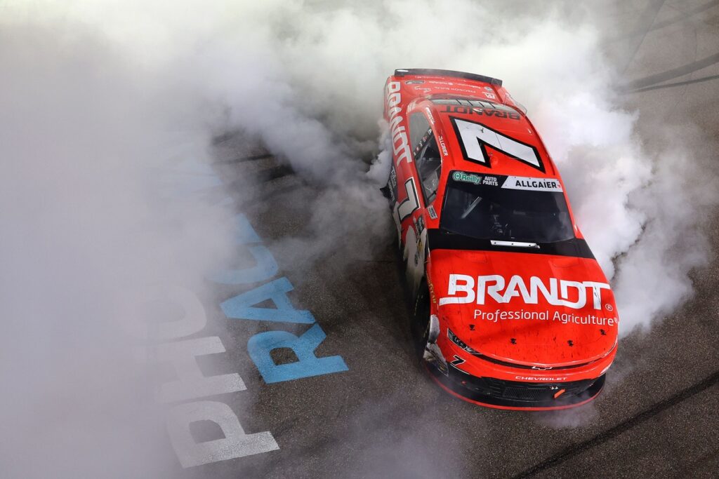 Justin Allgaier wins NASCAR O'Reilly race at Phoenix
